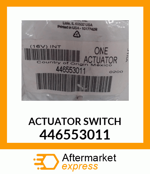 ACTUATOR SWITCH 446553011