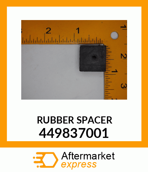 RUBBER SPACER 449837001