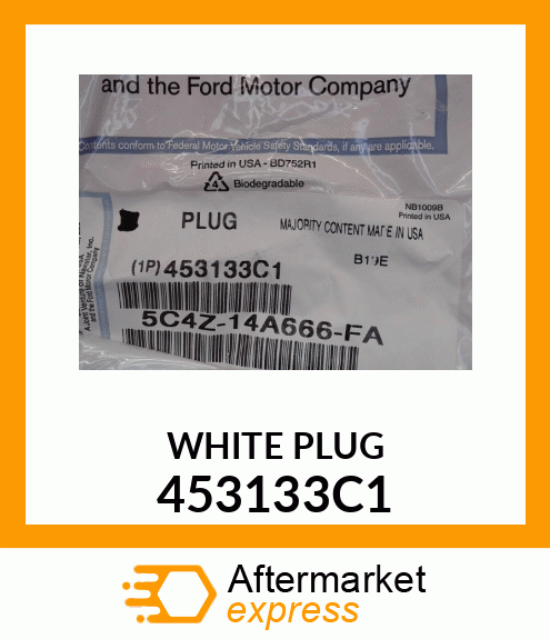 WHITE PLUG 453133C1