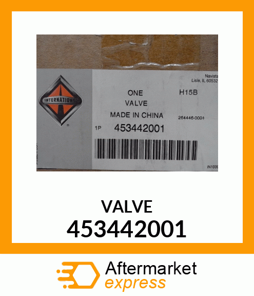 VALVE 453442001