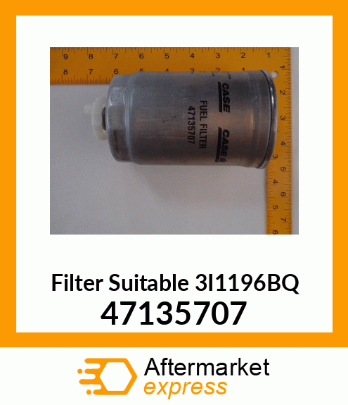 Filter Suitable 3I1196BQ 47135707