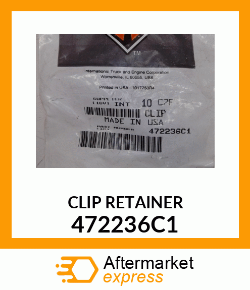 CLIP RETAINER 472236C1