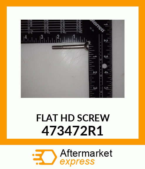 FLAT HD SCREW 473472R1