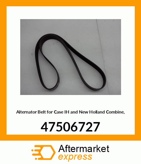 Alternator Belt for IH and New Holland Combine, 47506727 47506727