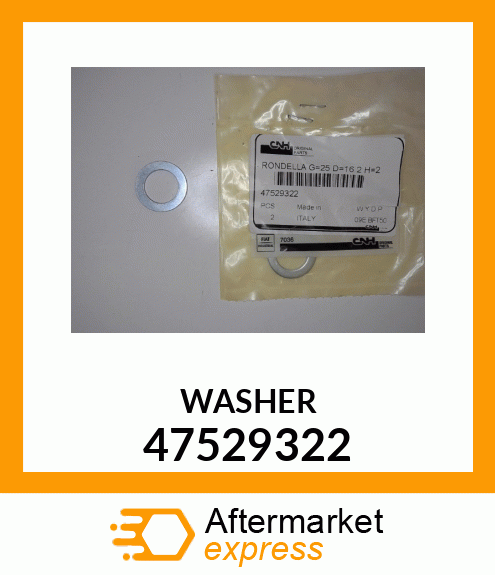 WASHER 47529322