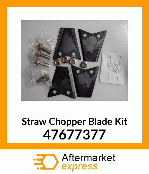 Straw Chopper Blade Kit 47677377