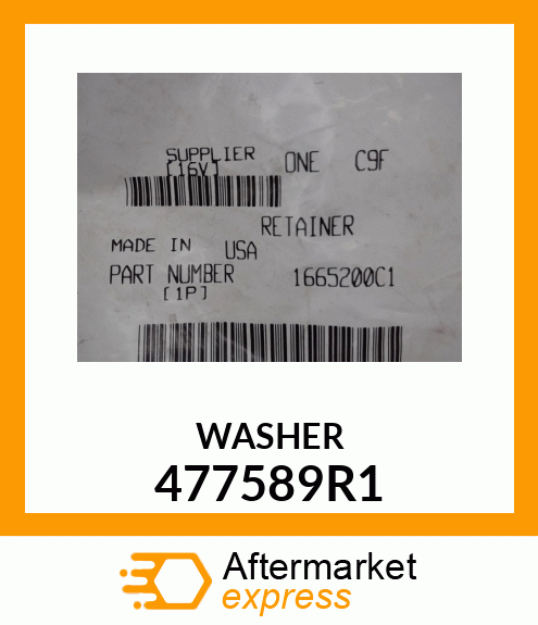 WASHER 477589R1