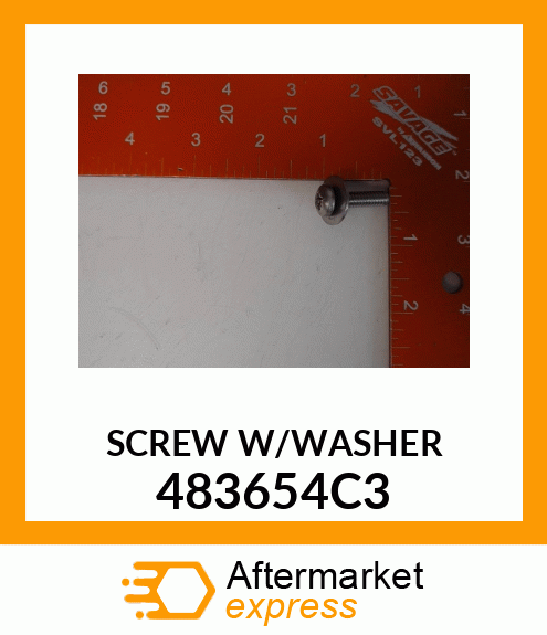 SCREW W/WASHER 483654C3