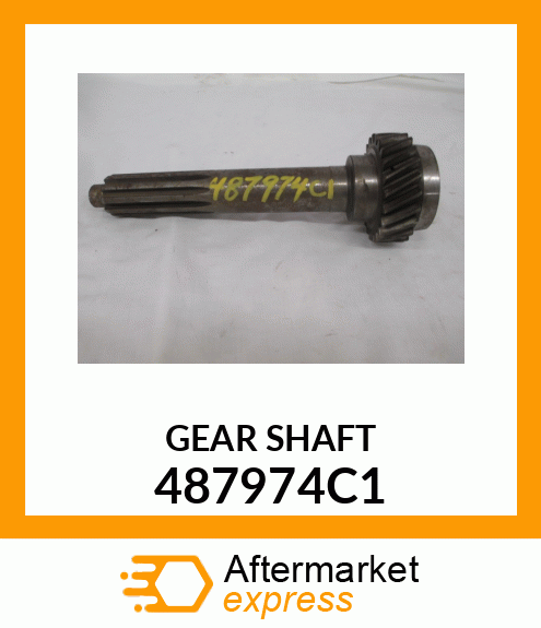 GEAR SHAFT 487974C1