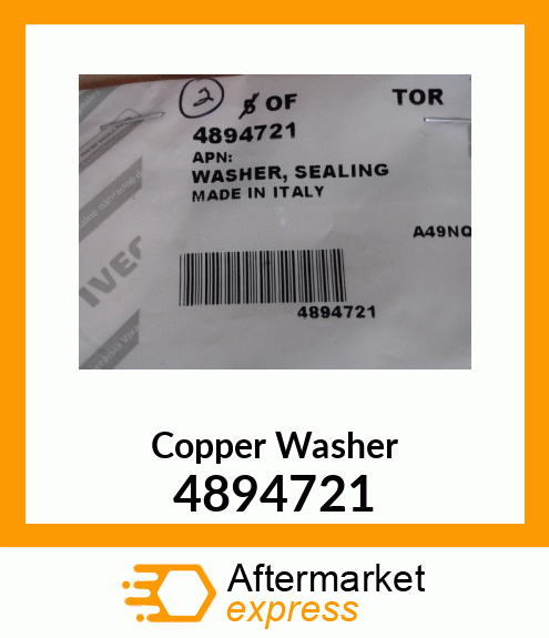 Copper Washer 4894721