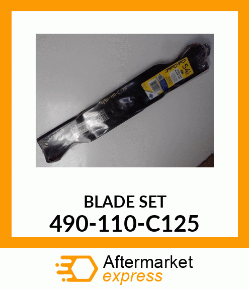 BLADE SET 490-110-C125