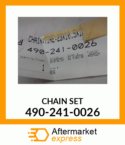 CHAIN SET 490-241-0026