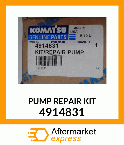 PUMP REPAIR KIT 4914831