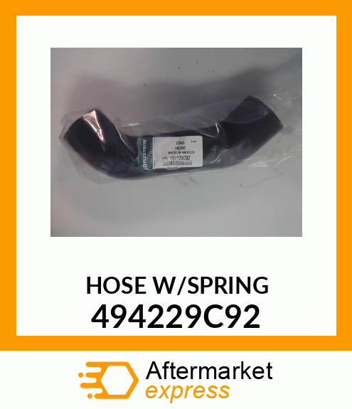 HOSE W/SPRING 494229C92