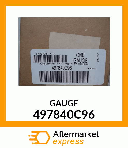 GAUGE 497840C96