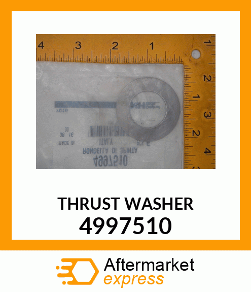 THRUST WASHER 4997510