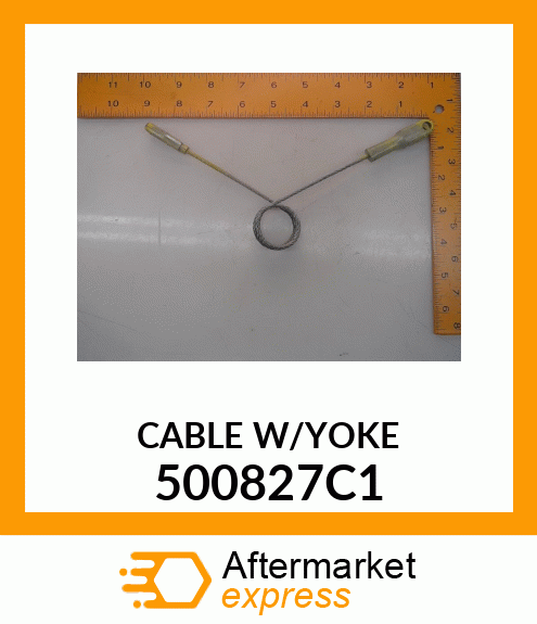 CABLE W/YOKE 500827C1