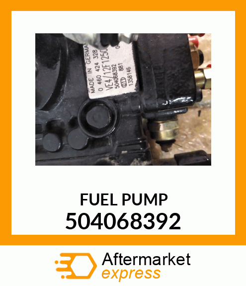 FUEL PUMP 504068392