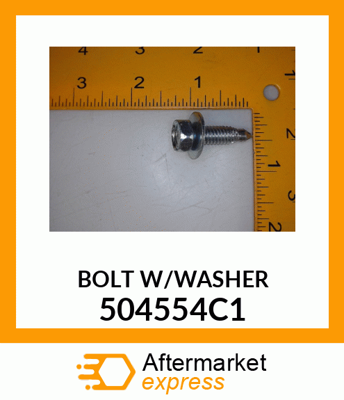 BOLT W/WASHER 504554C1