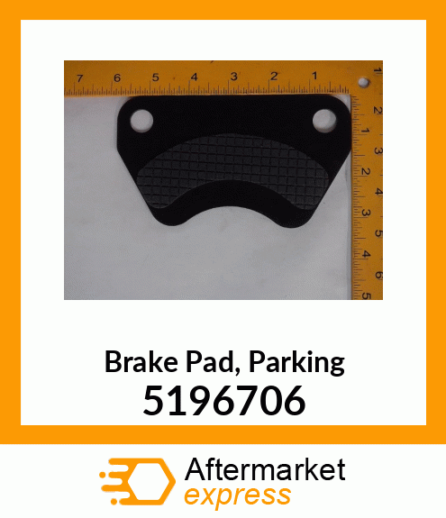 Brake Pad, Parking 5196706