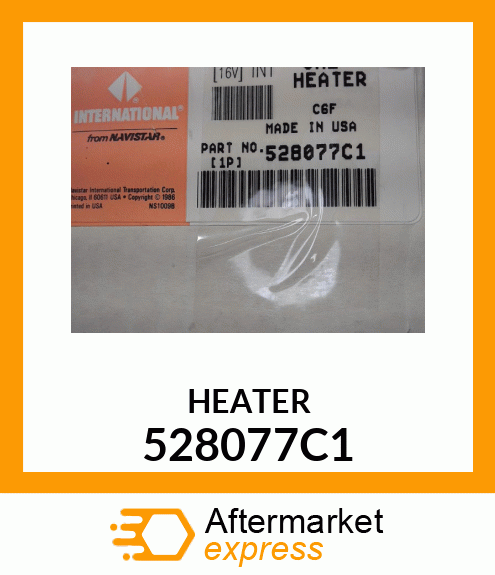 HEATER 528077C1