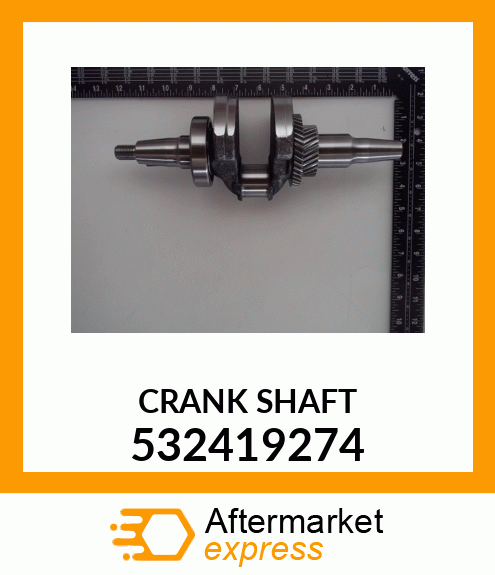 CRANK SHAFT 532419274