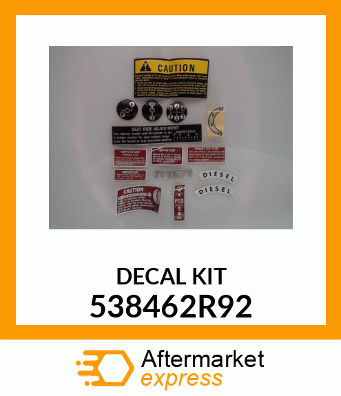 DECAL KIT 538462R92