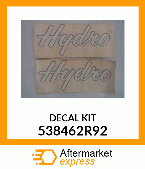 DECAL KIT 538462R92