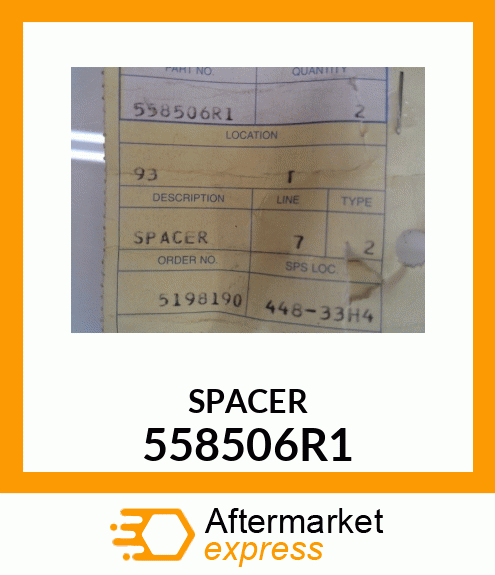 SPACER 558506R1