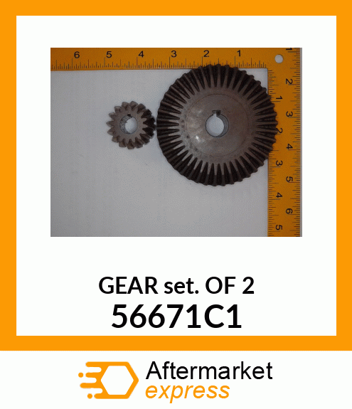 GEAR SET OF 2 56671C1