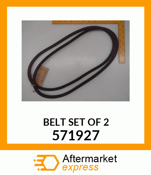 BELT SET OF 2 571927