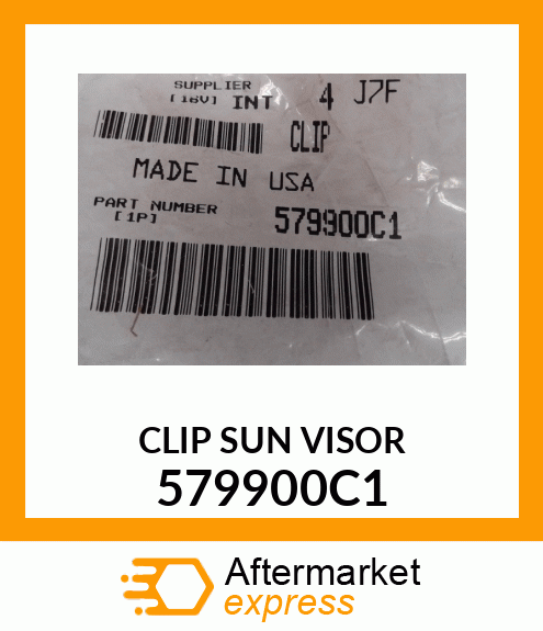 CLIP SUN VISOR 579900C1