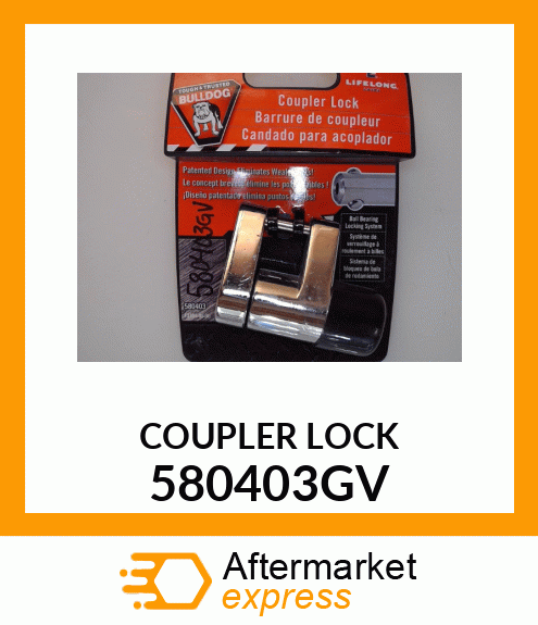 COUPLER LOCK 580403GV