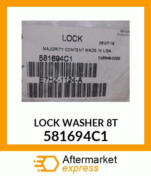 LOCK WASHER 8T 581694C1