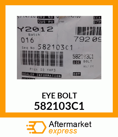 EYE BOLT 582103C1