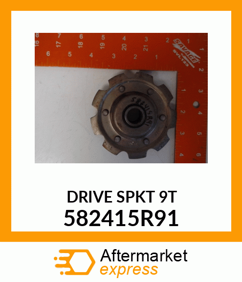 DRIVE SPKT 9T 582415R91