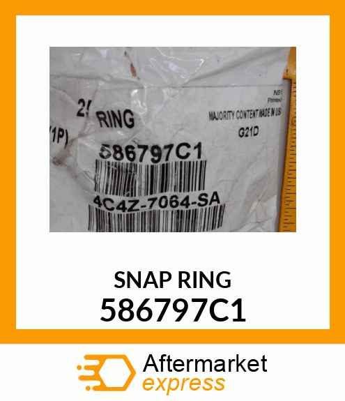 SNAP RING 586797C1