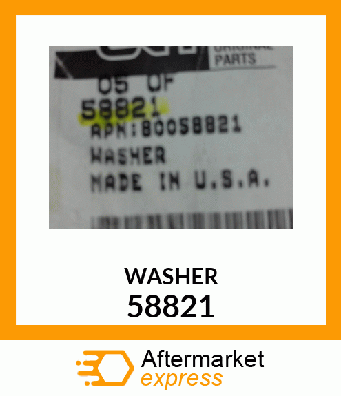 WASHER 58821