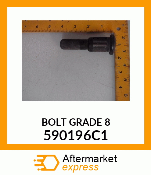 BOLT GRADE 8 590196C1