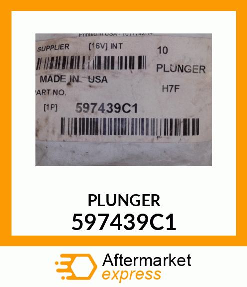 PLUNGER 597439C1