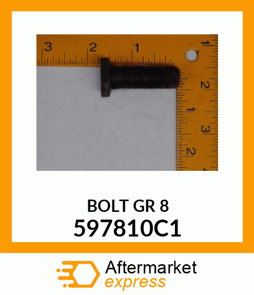 BOLT GR 8 597810C1