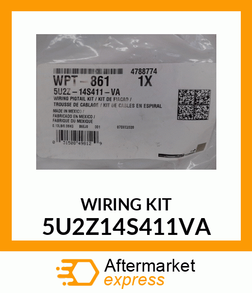 WIRING KIT 5U2Z14S411VA