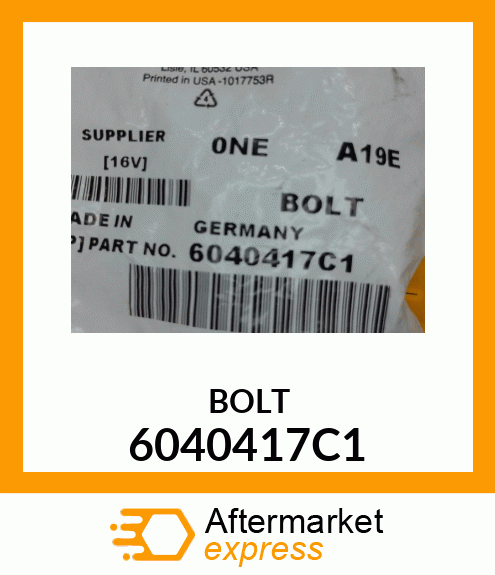 BOLT 6040417C1