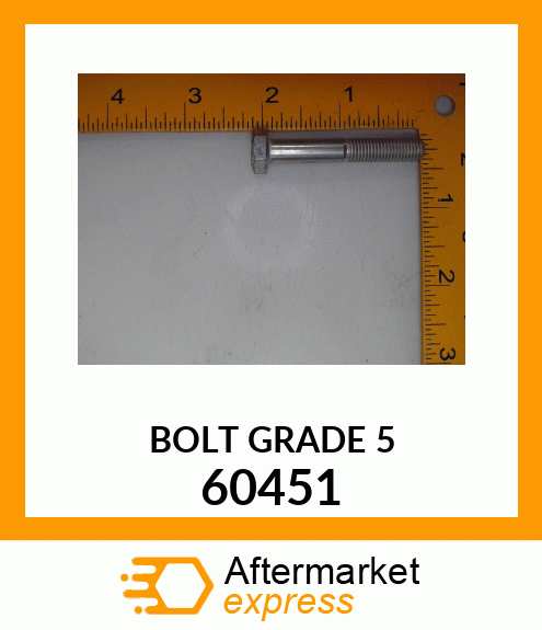 BOLT GRADE 5 60451