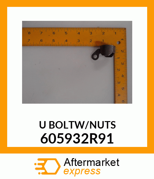 U BOLTW/NUTS 605932R91