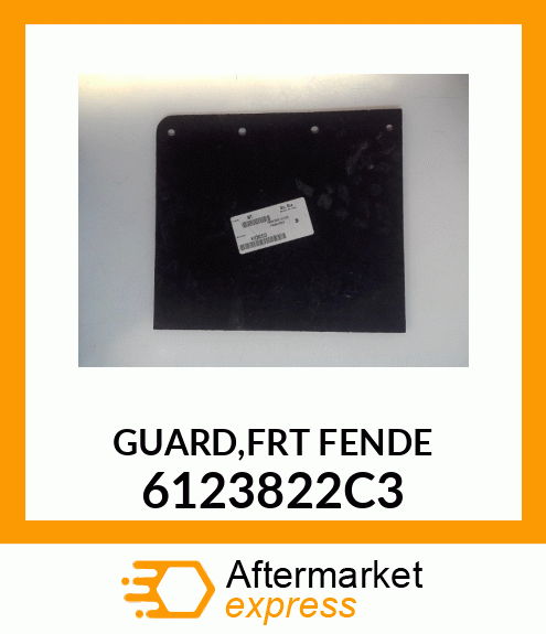 GUARD,FRT FENDE 6123822C3