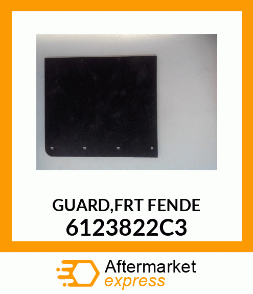 GUARD,FRT FENDE 6123822C3