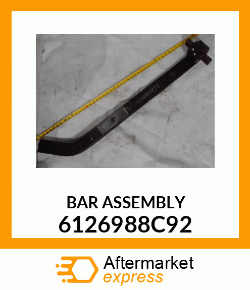 BAR ASSEMBLY 6126988C92