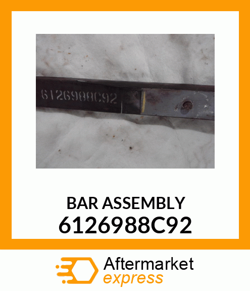 BAR ASSEMBLY 6126988C92