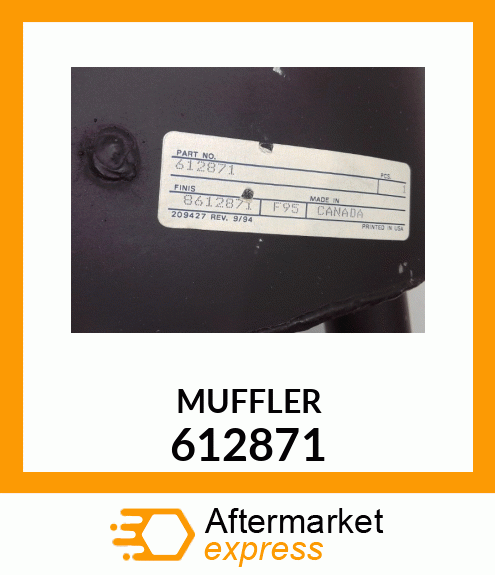 MUFFLER 612871